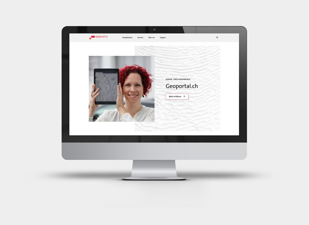 GEOINFO Website mit Webtexten von Gut Content GmbH